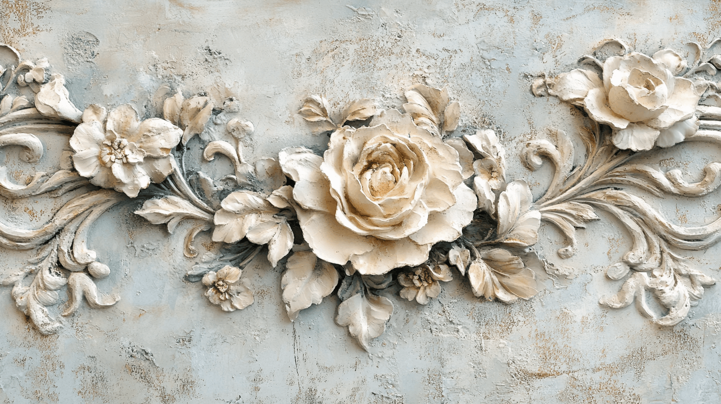 Papier Peint Fleurs Vintage