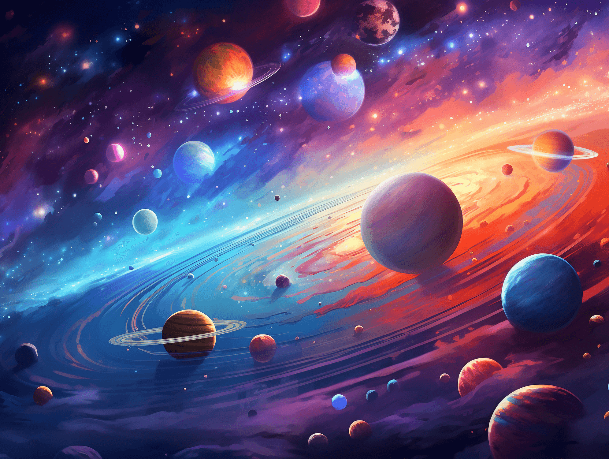 Papier Peint Poster Espace Fantastique