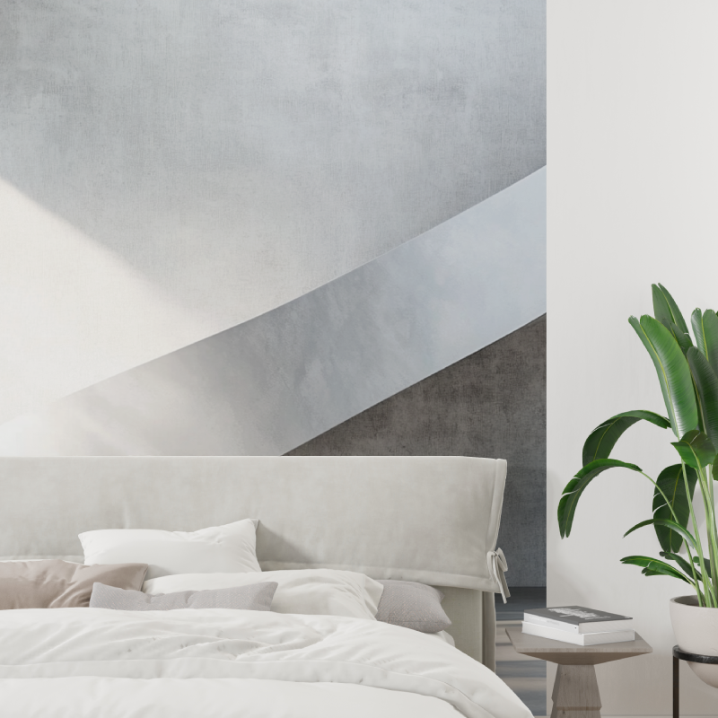 Papier peint escalier trompe loeil tapisserie tendance