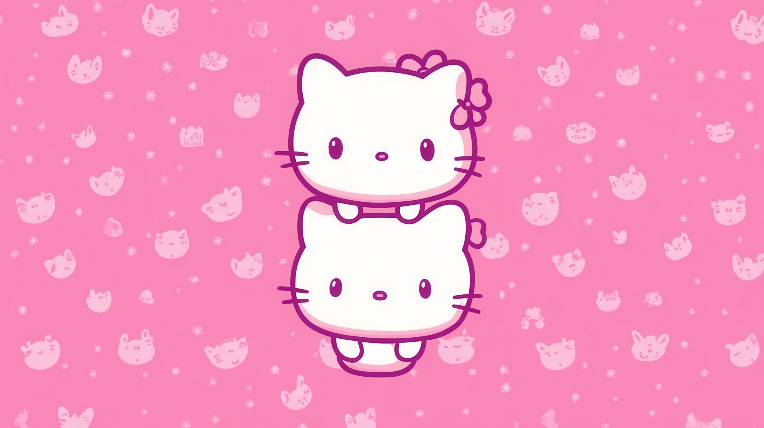 Papier Peint Hello Kitty Mural