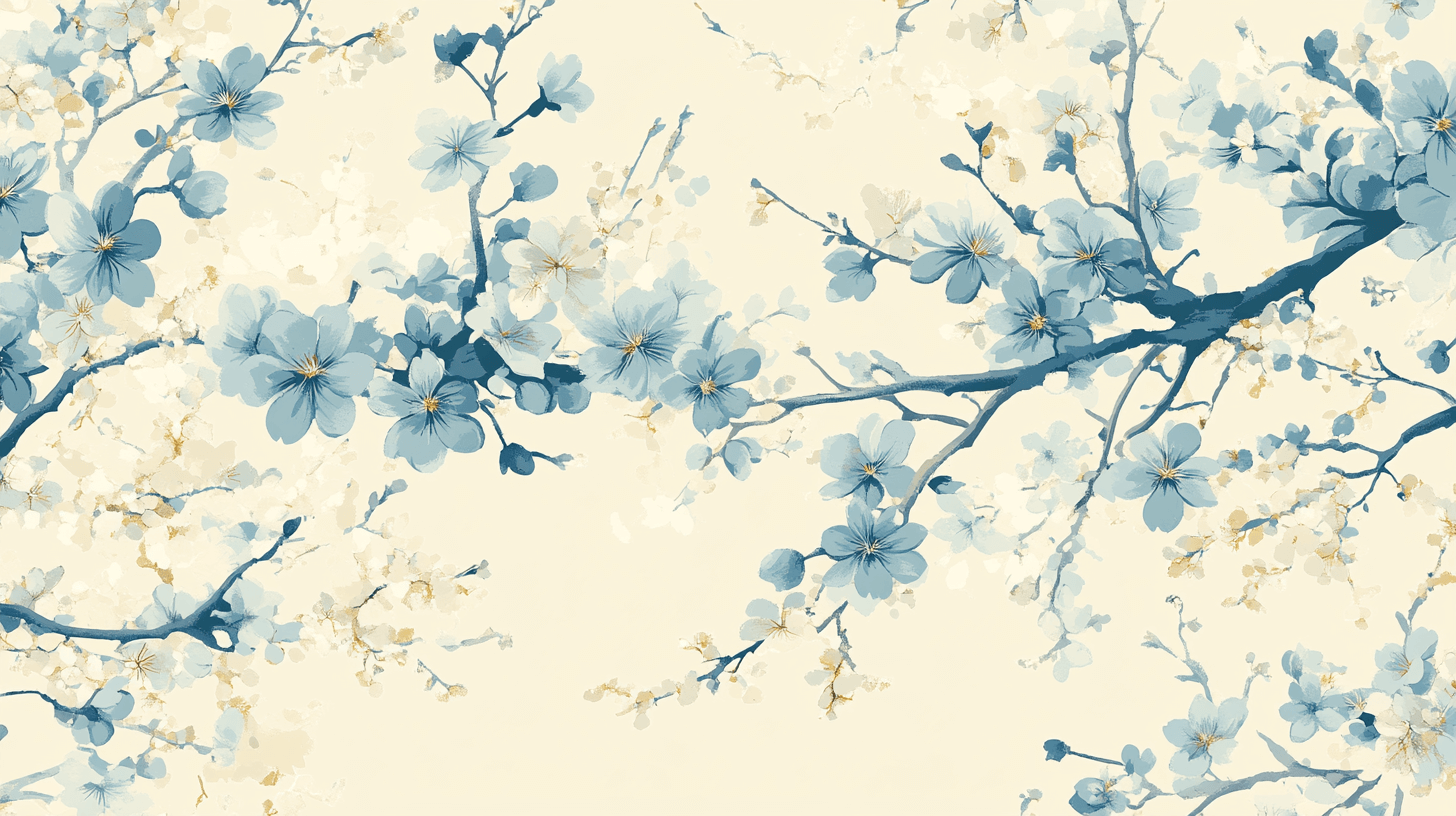 Papier Peint Fleur Japonais Bkeu