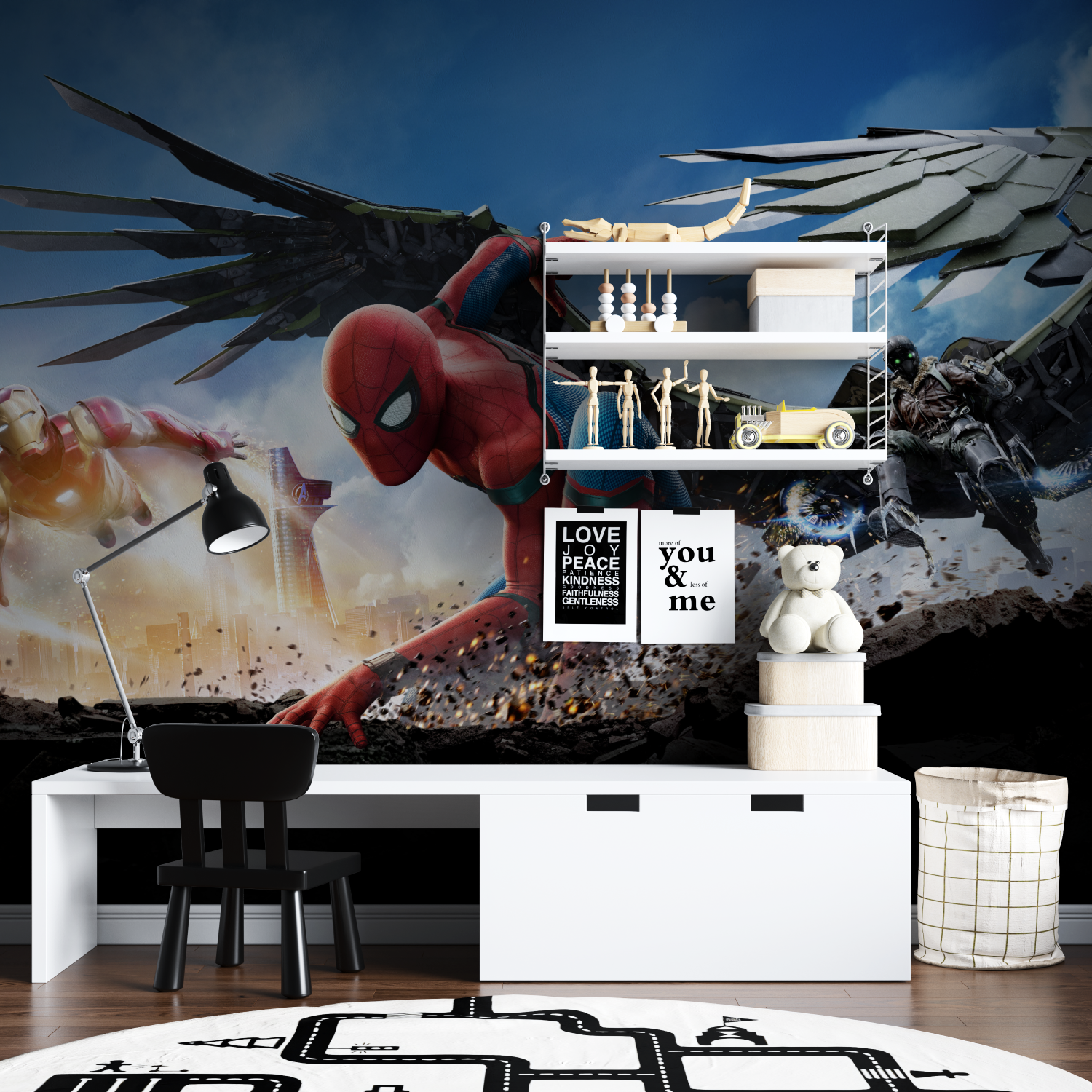 Papier Peint Spiderman Film - tapisserie spiderman