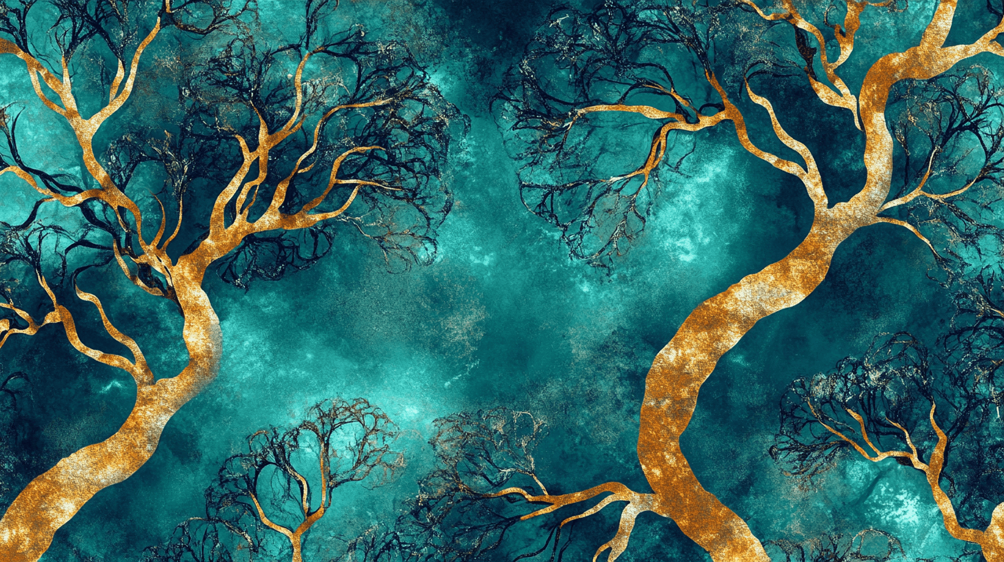 Papier Peint Arbre Magique