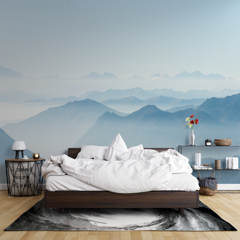 Papier peint aquarelle tendance leroy merlin mur