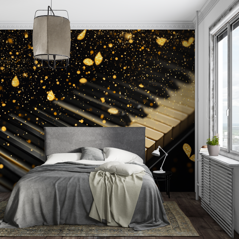 Papier peint musique piano piece ados