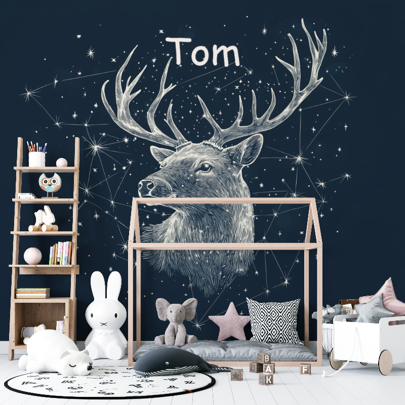 Papier peint prenom design 12