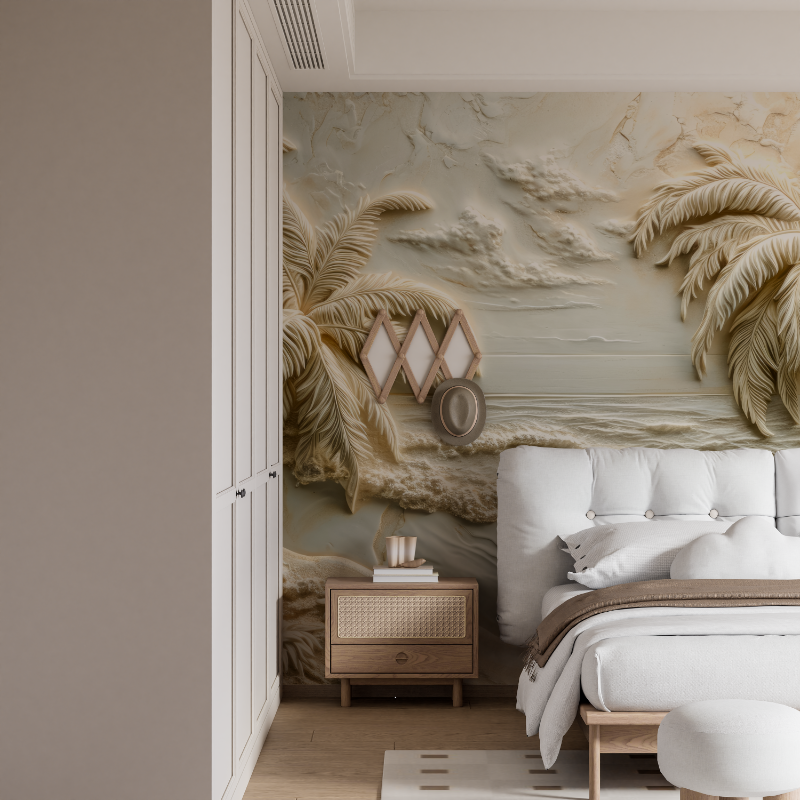 Papier peint scandinave cocooning mural