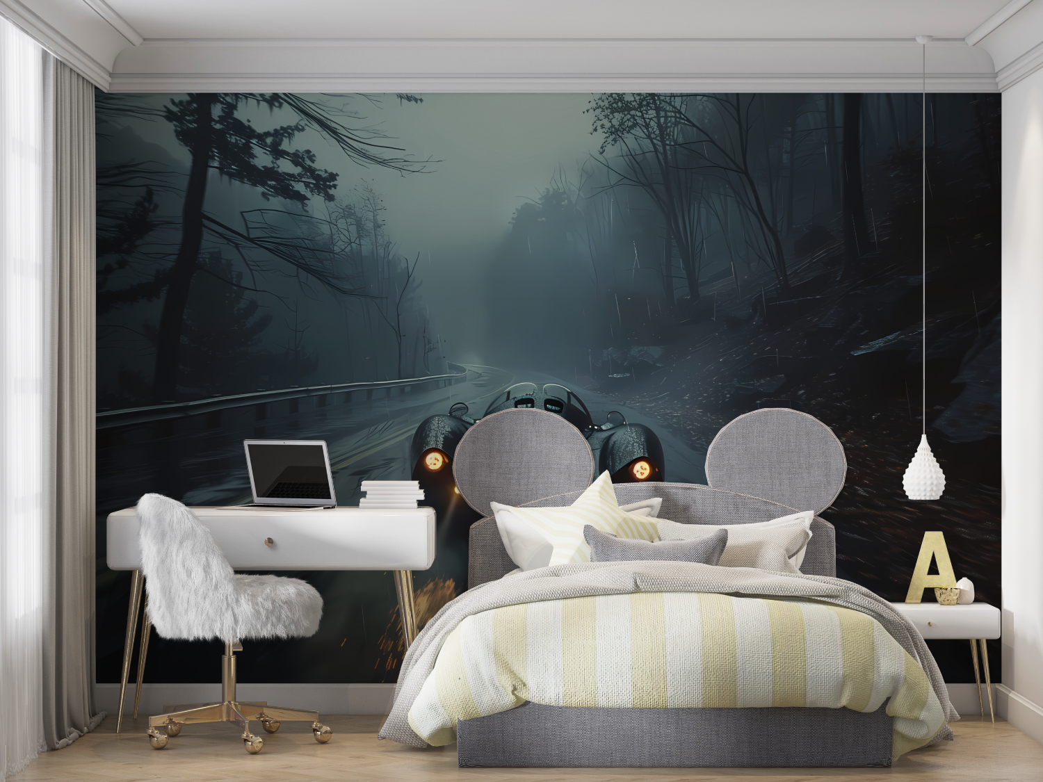 Papier peint voiture tuning adulte mur chambre panoramique