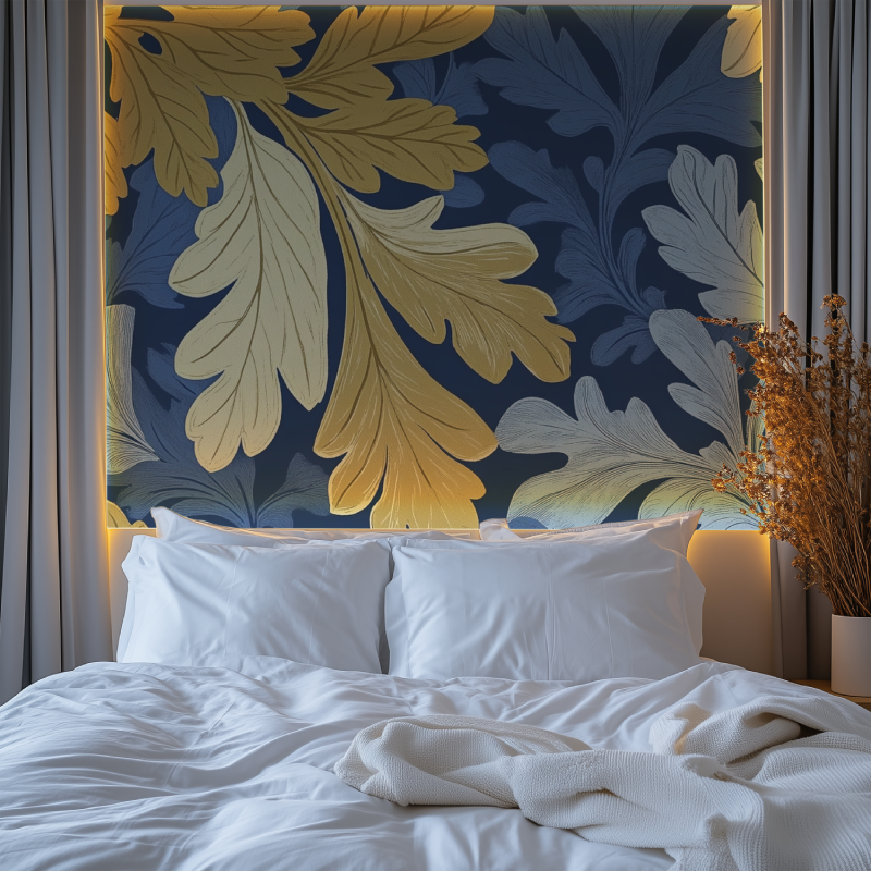 Papier peint vintage original chambre tendanc