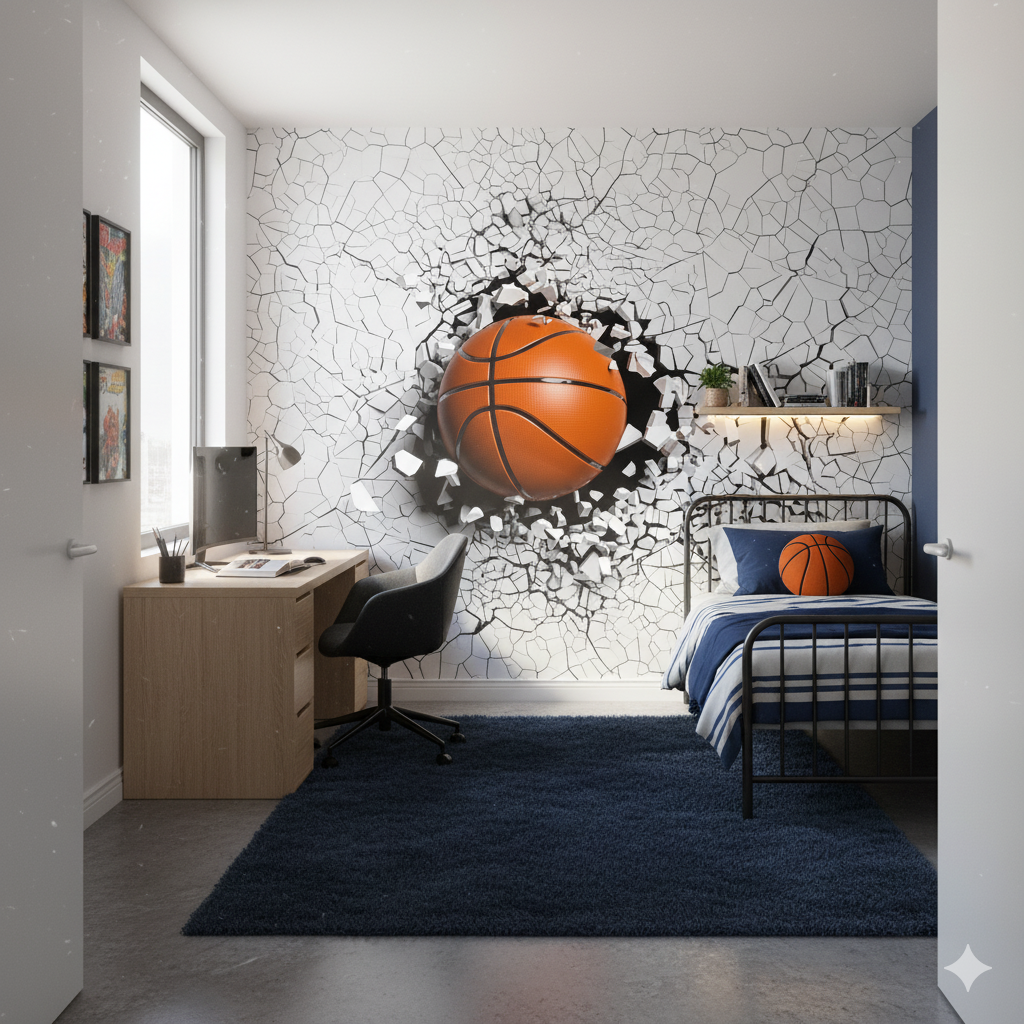 Basketball-Raum-Dekor