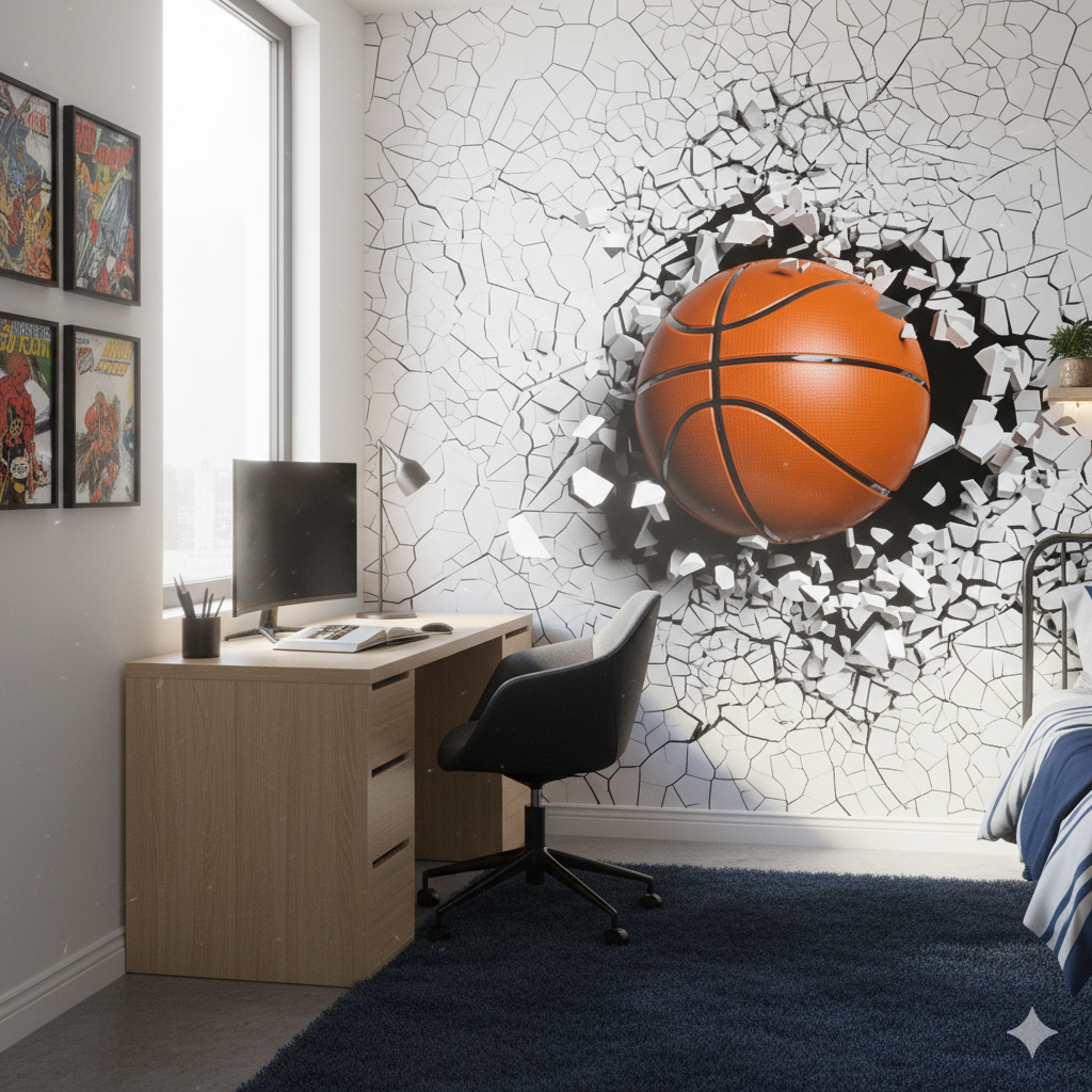 Basketball-Raum-Dekor