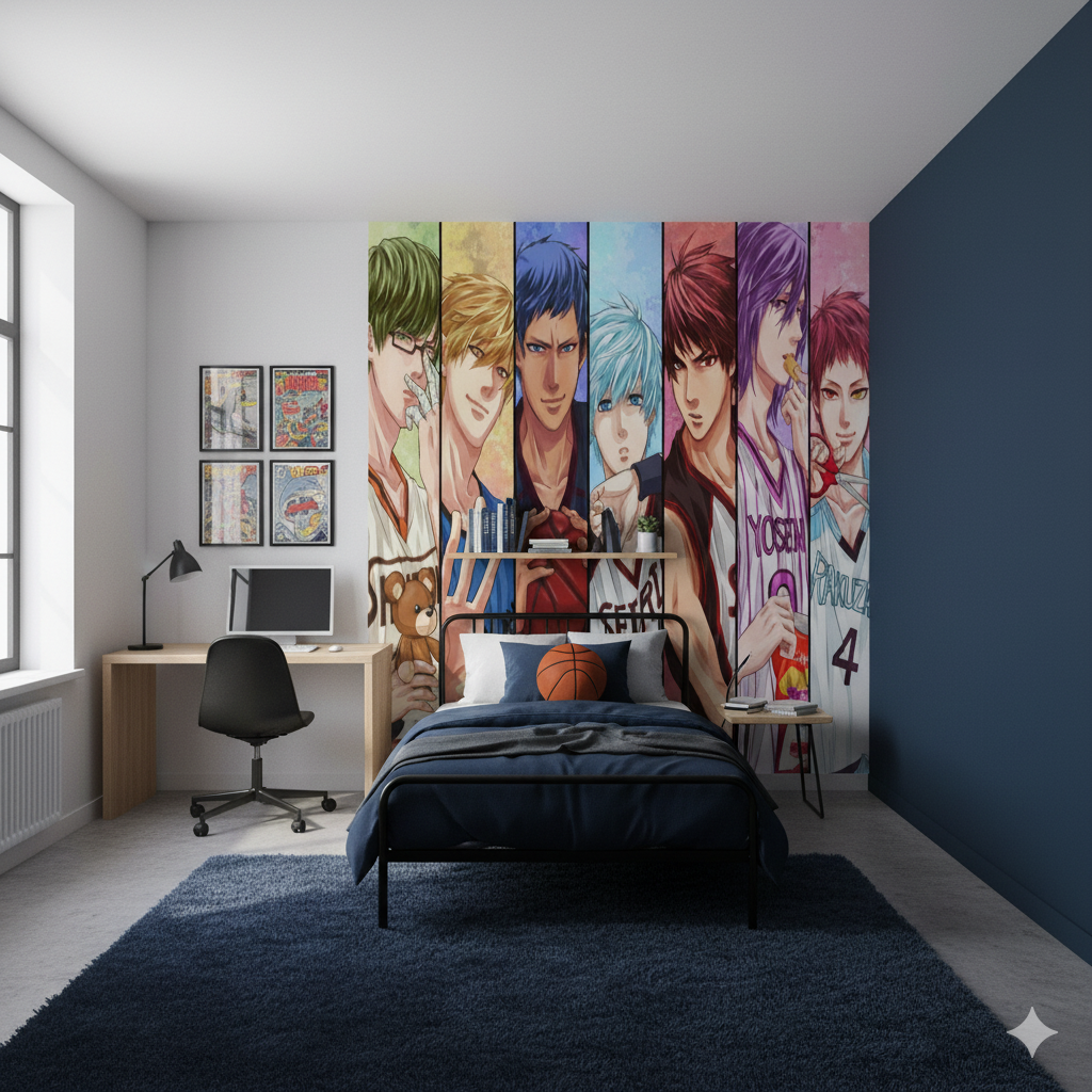 Papier Peint Japonais Manga Basketball Team