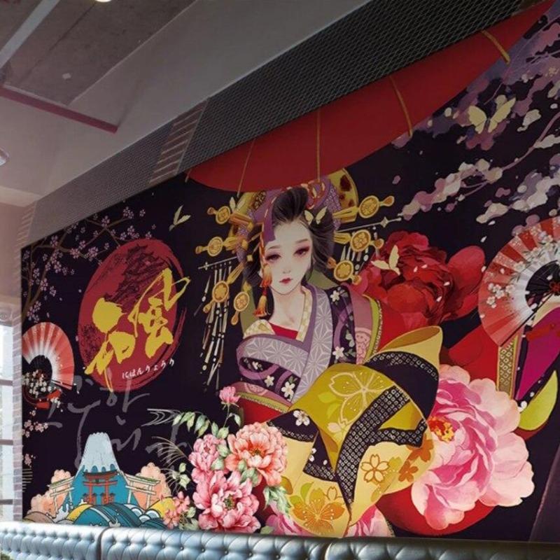 Papier Peint Japonais Geisha Inspiration