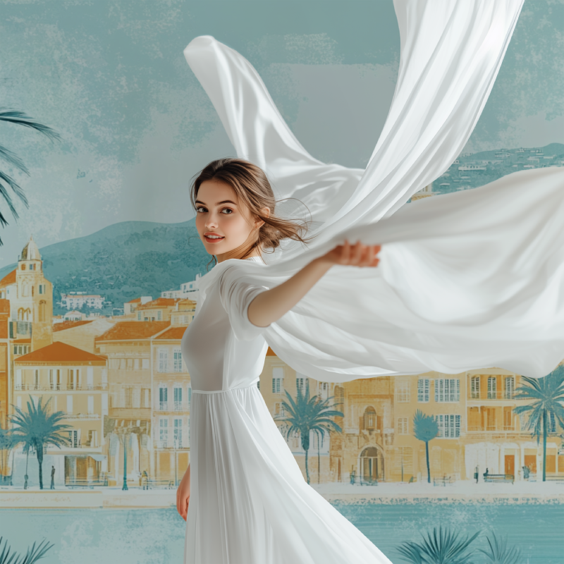 Papier peint vintage nice modele