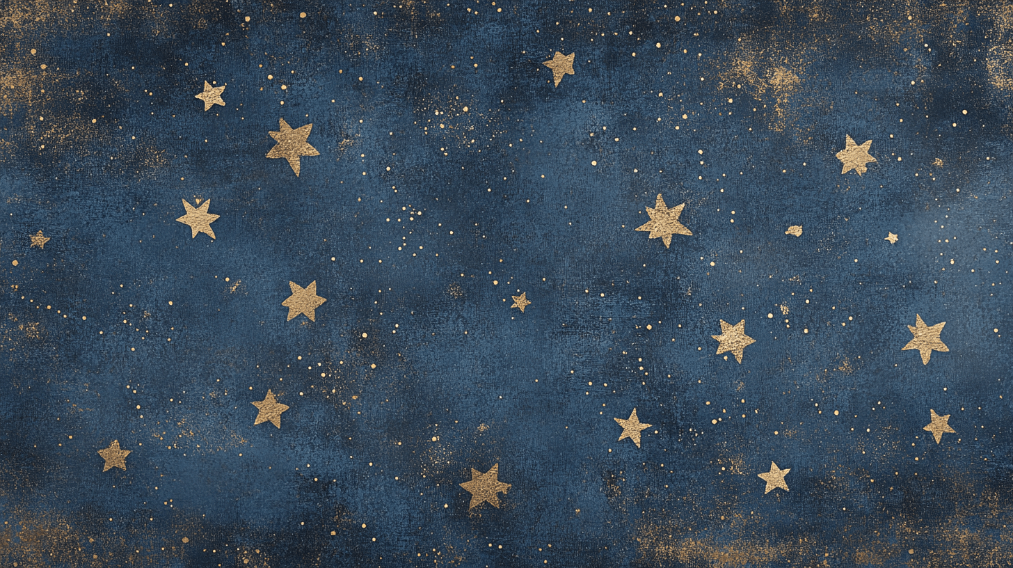 Papier Peint Vintage Japonais Etoile