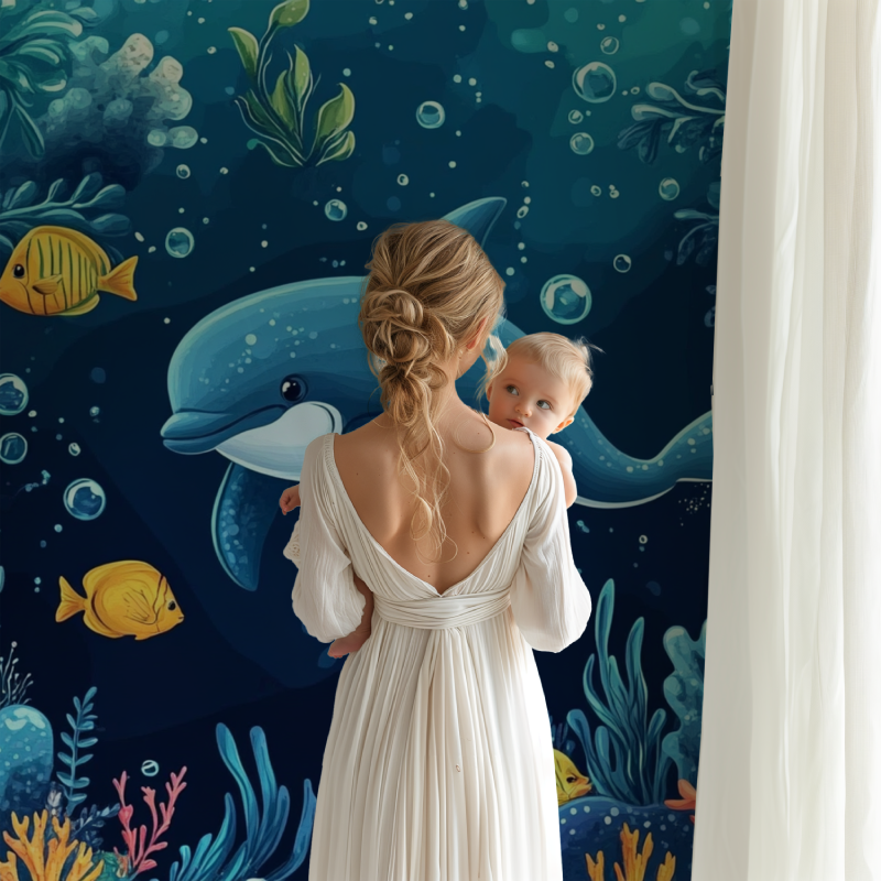 Papier peint marin aventure en haute mer bb123