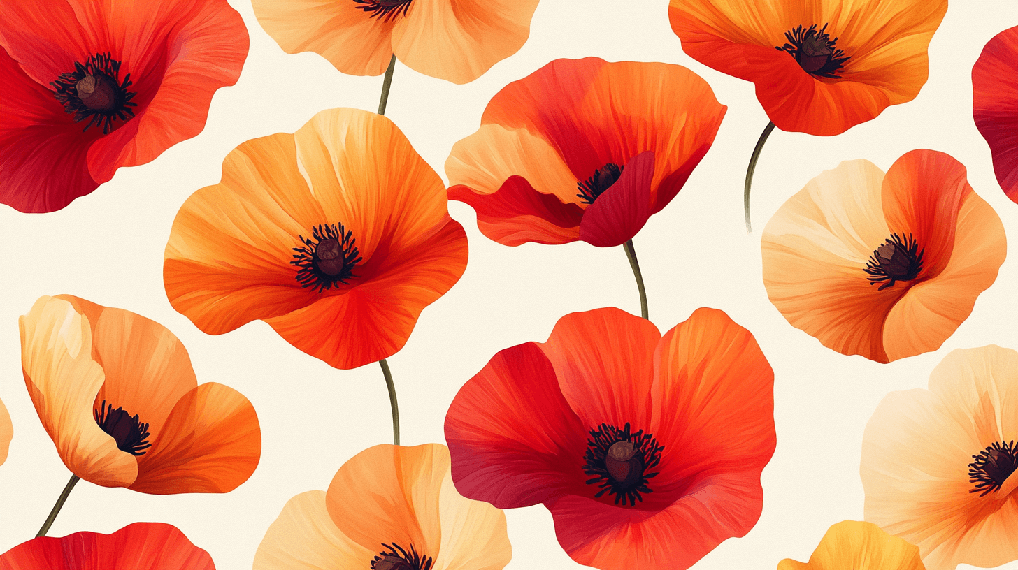 Papier Peint Fleur Coquelicot