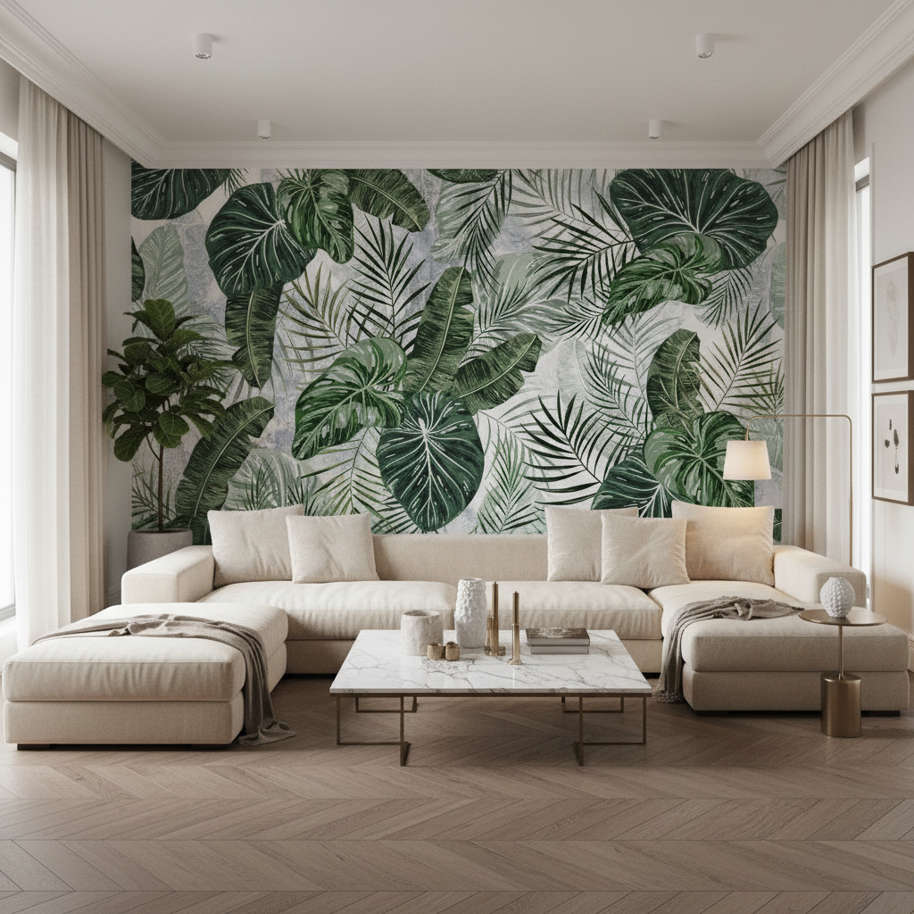 Papier Peint Tropical Serre