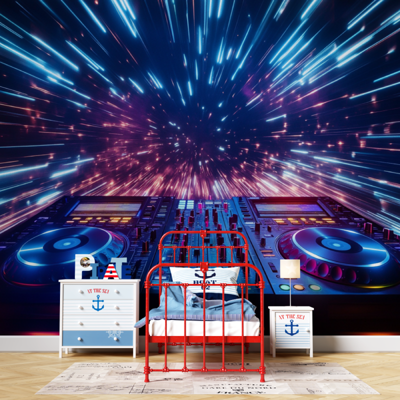 Papier peint techno dj garcon567