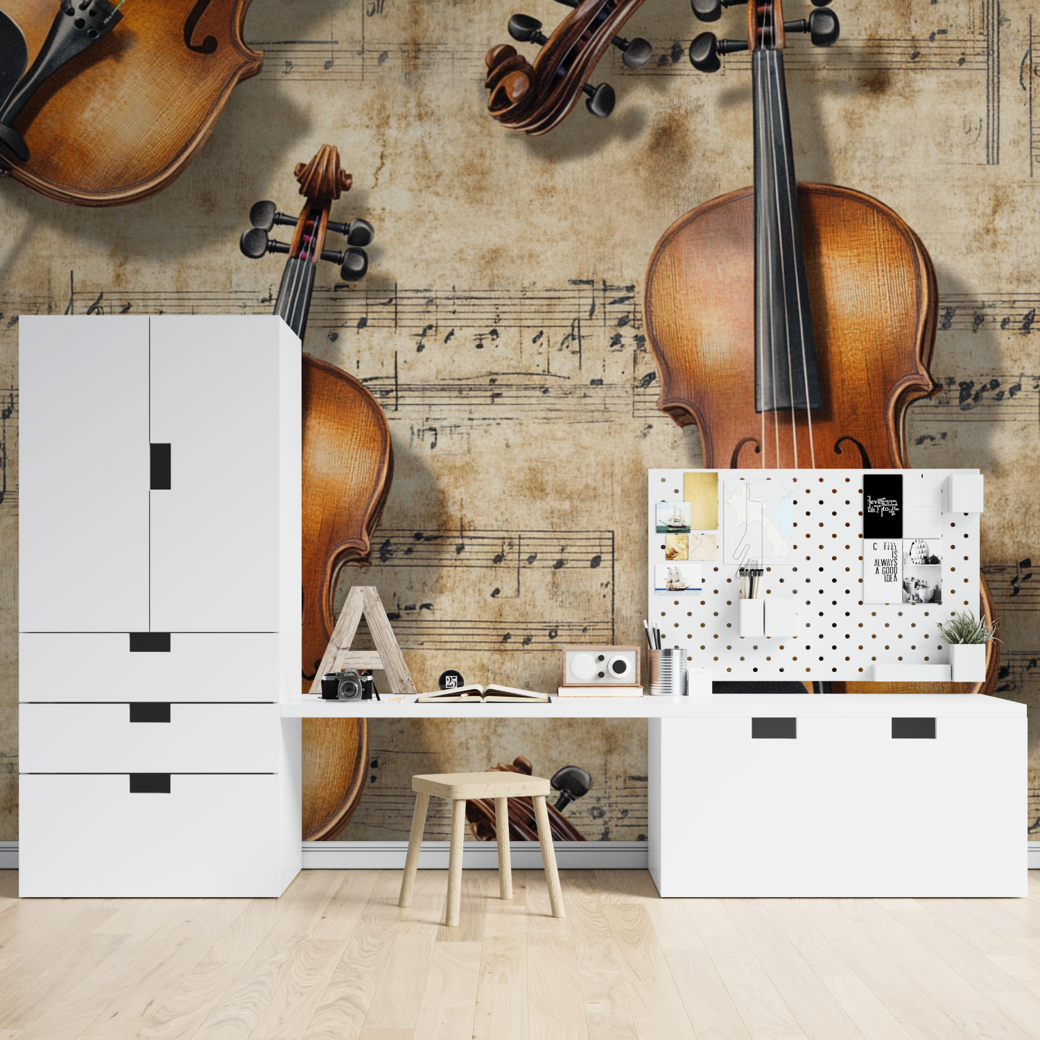 Papier peint musique classique tapisserie spiderman