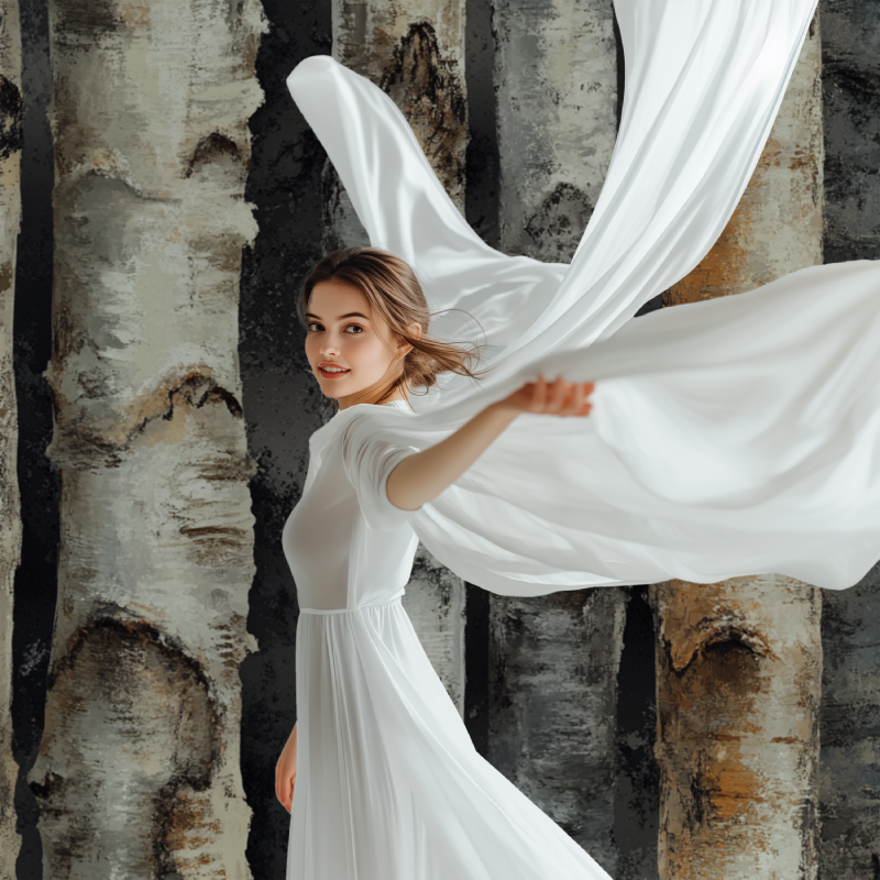 Papier peint arbre tronc modele