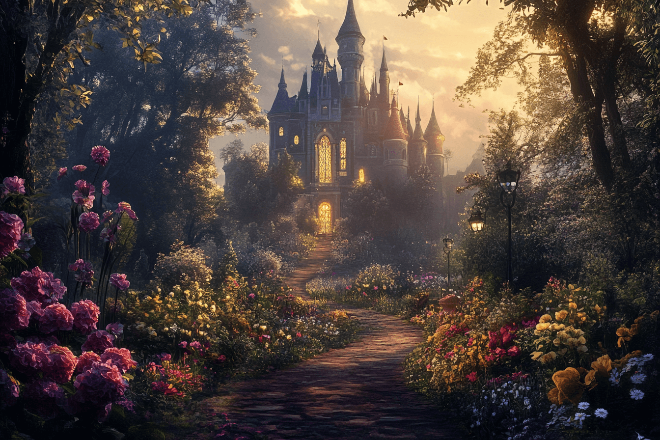 Papier Peint Princesse Jardin des Rêves