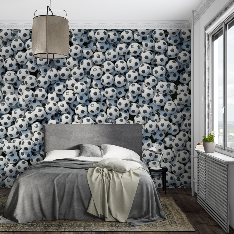 Papier peint foot puzzle piece ados