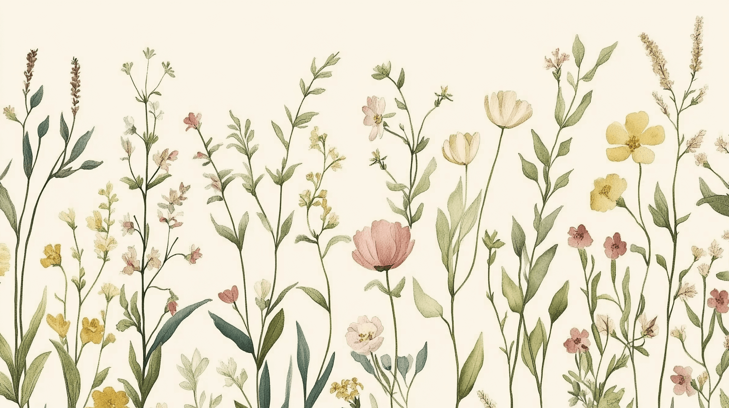 Papier Peint Fleuri Vintage