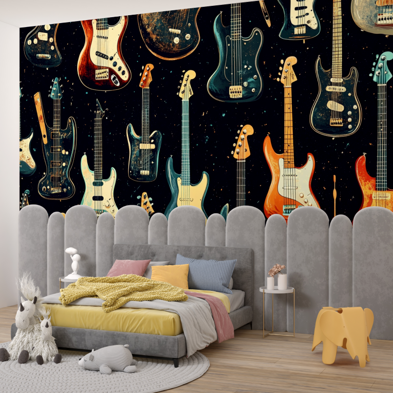 Papier peint rock garcon345