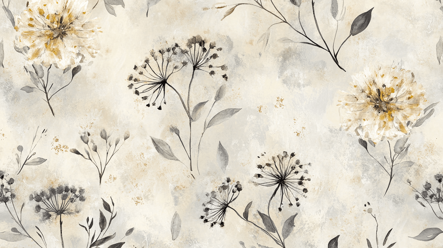 Papier Peint Fleur De Pisenlit