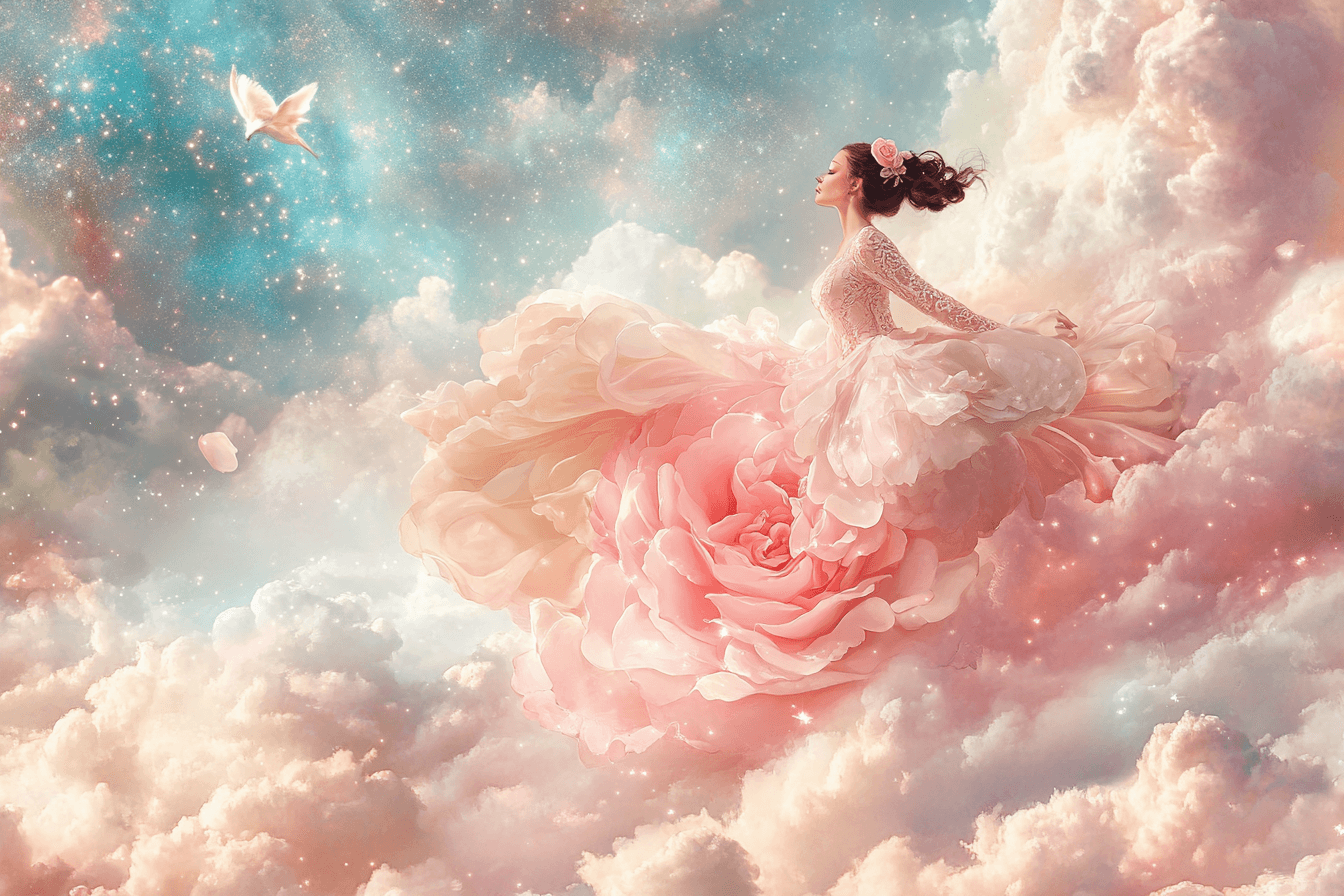 Papier Peint Princesse Rose Éternelle