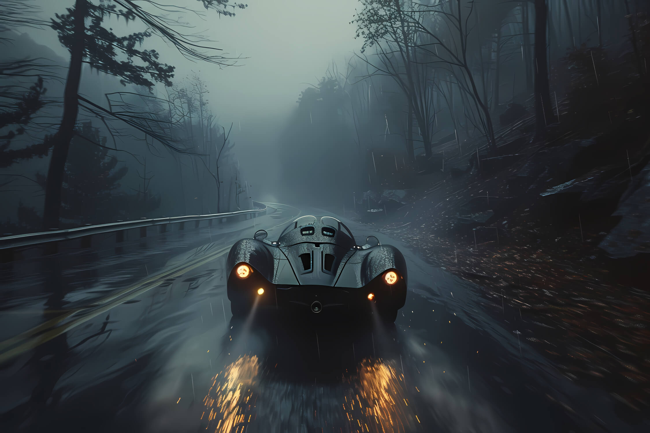 Papier Peint Voiture Tuning Adulte