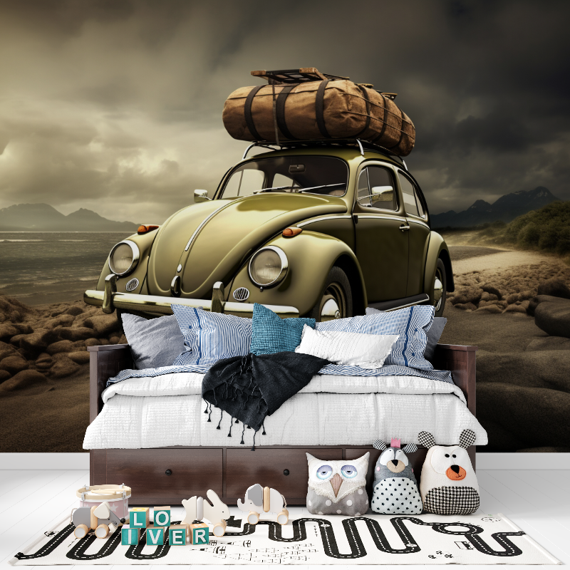 Papier peint panoramique voitur...cinelle panoramique garcon