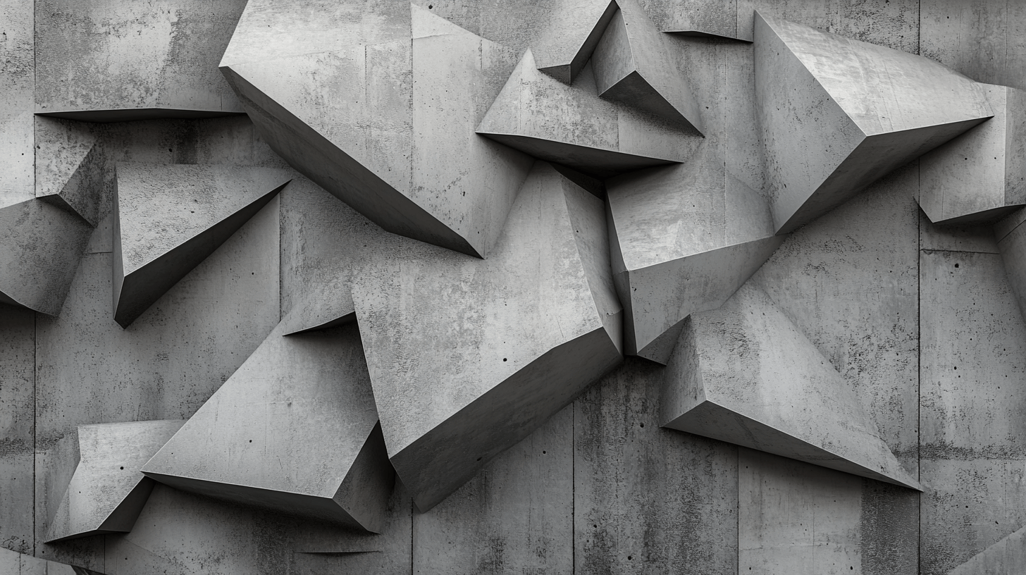 Papier Peint 3d Gris Trompe L'oeil