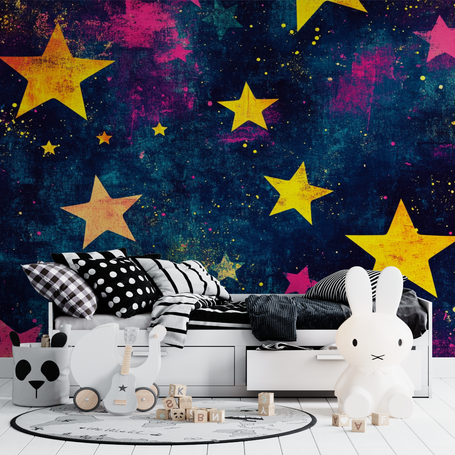 Papier peint pop star tapisserie ado