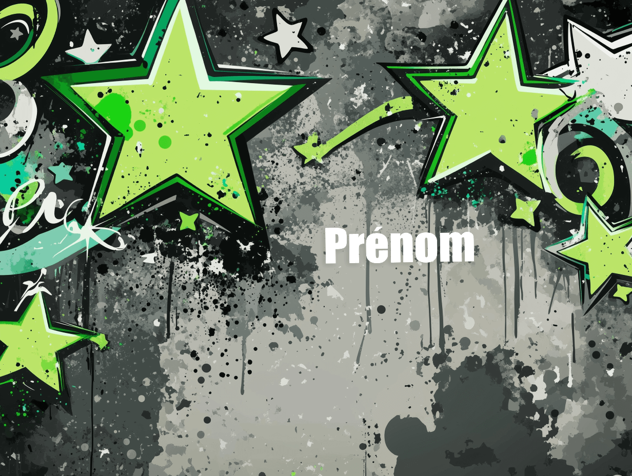 Papier Peint Prénom Graffiti