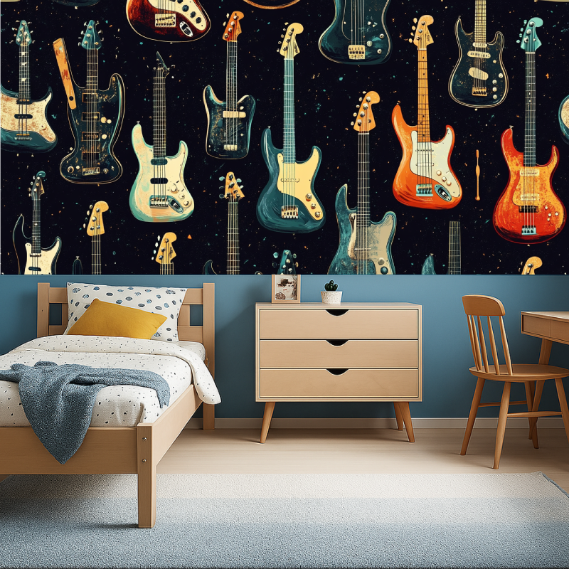 Papier peint rock garcon456