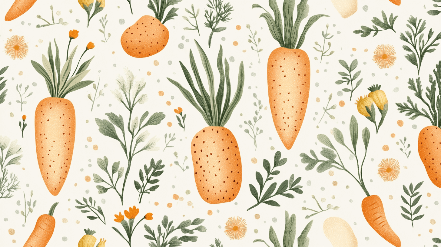 Papier Peint Fleur De Carotte
