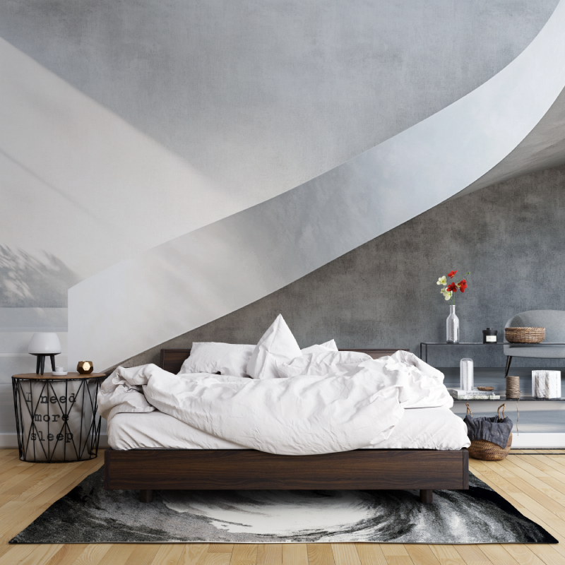 Papier peint escalier trompe loeil leroy merlin mur