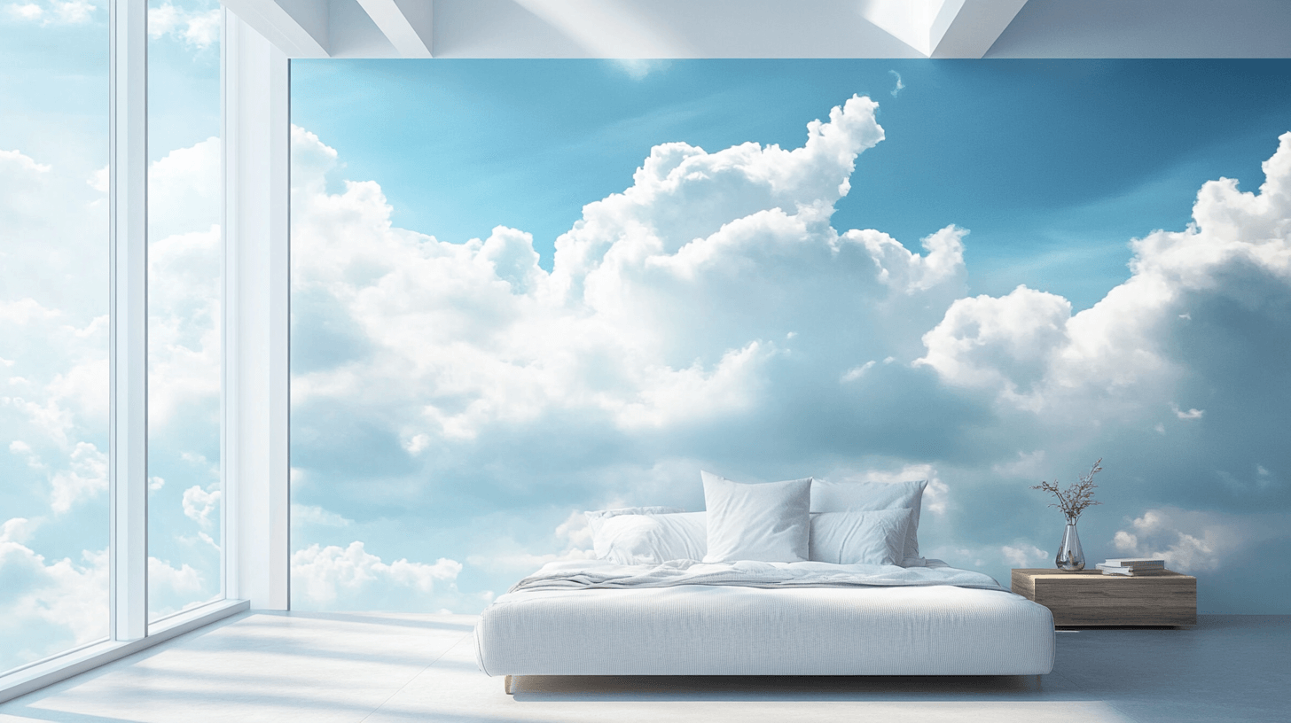 Papier Peint Plafond Trompe L'oeil