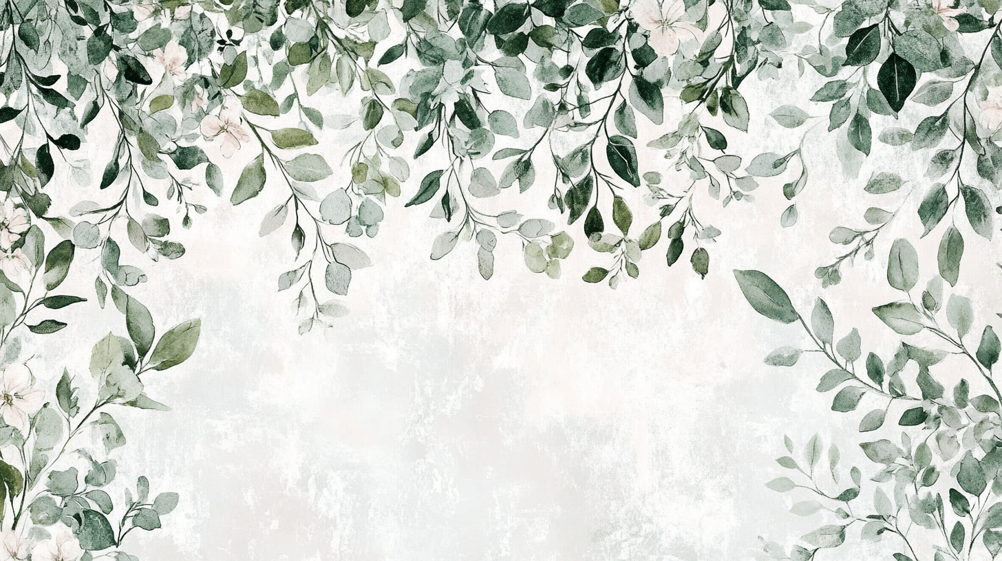 Papier Peint Vintage Vegetal Chambre Fille