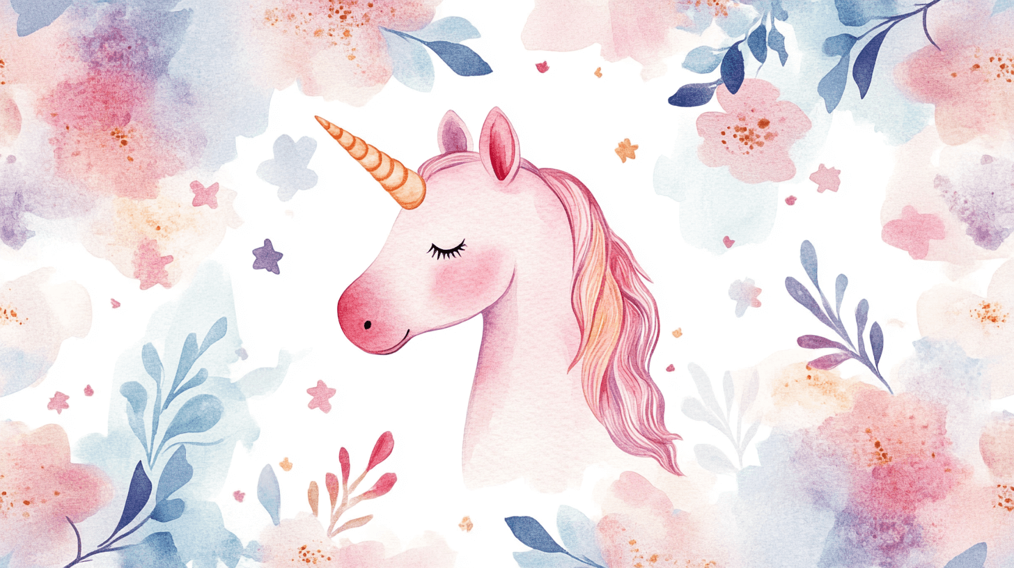 Papier Peint Licorne Motif Enchantement