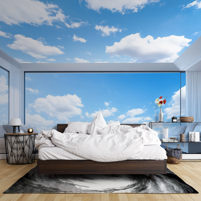 Papier peint plafond trompe l oeil leroy merlin mur