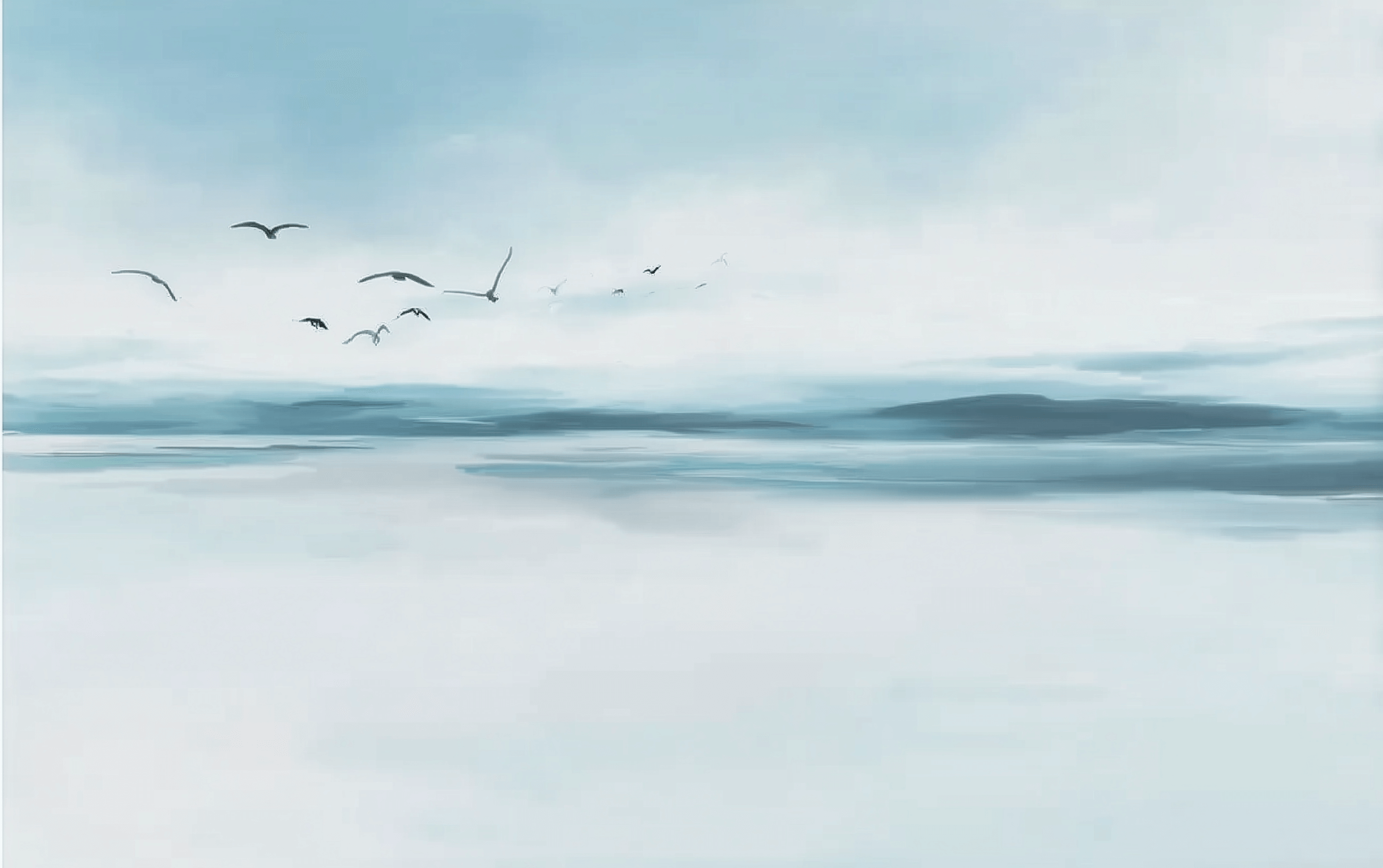 Watercolor Landscape Mural Wallpaper