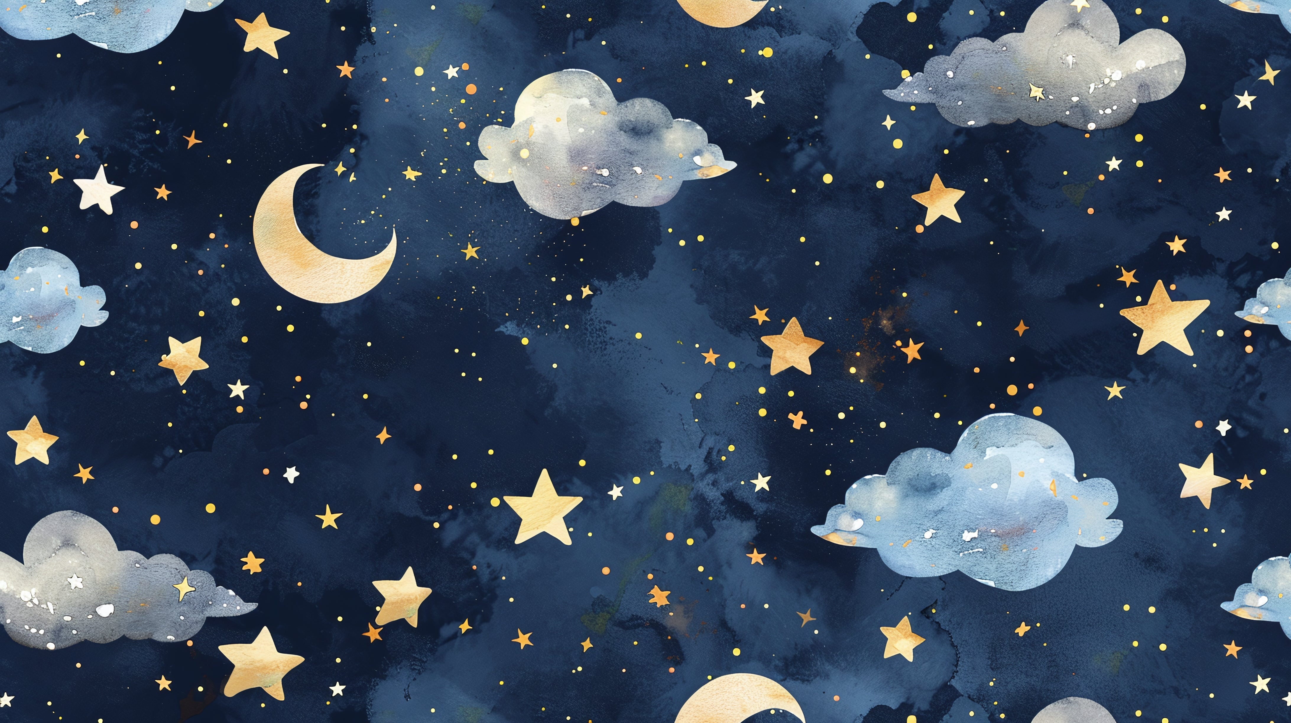 Papier peint bébé Ciel étoilé