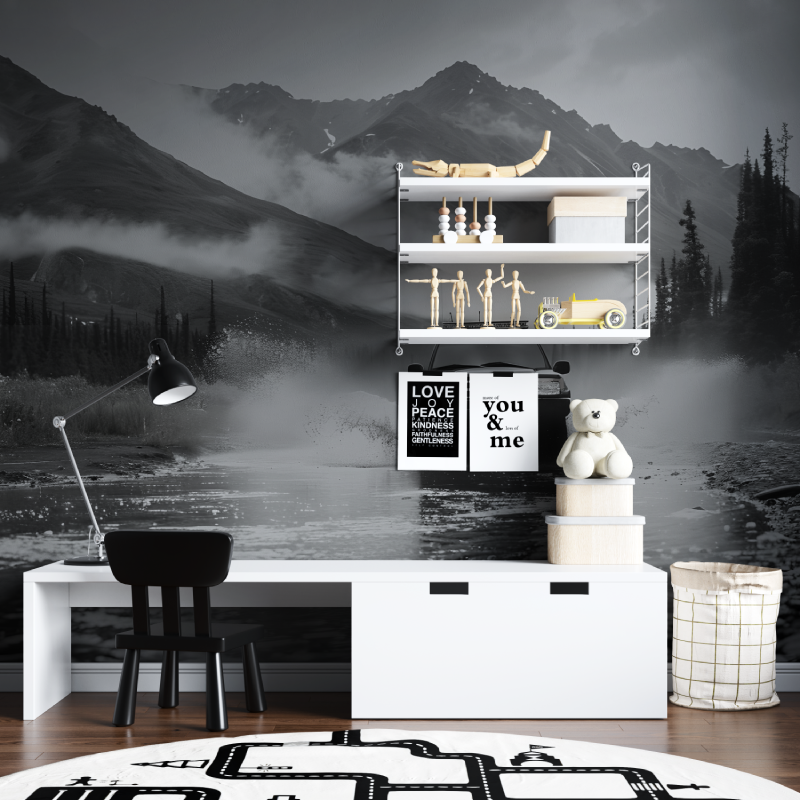 Papier peint pour bureau voiture tapisserie chambre ados