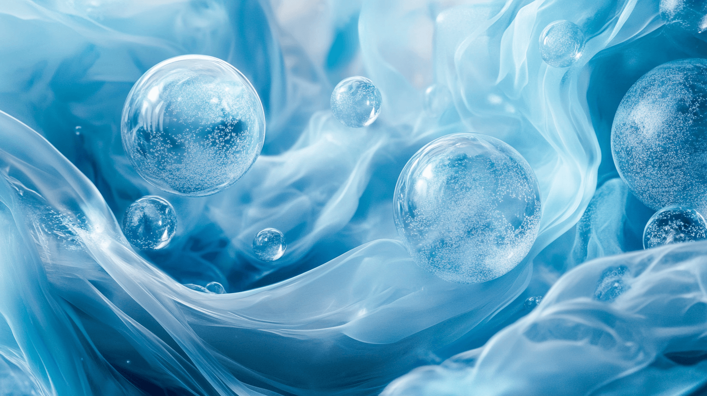 Papier Peint Aquarelle Art Fluide Abstrait Bleu