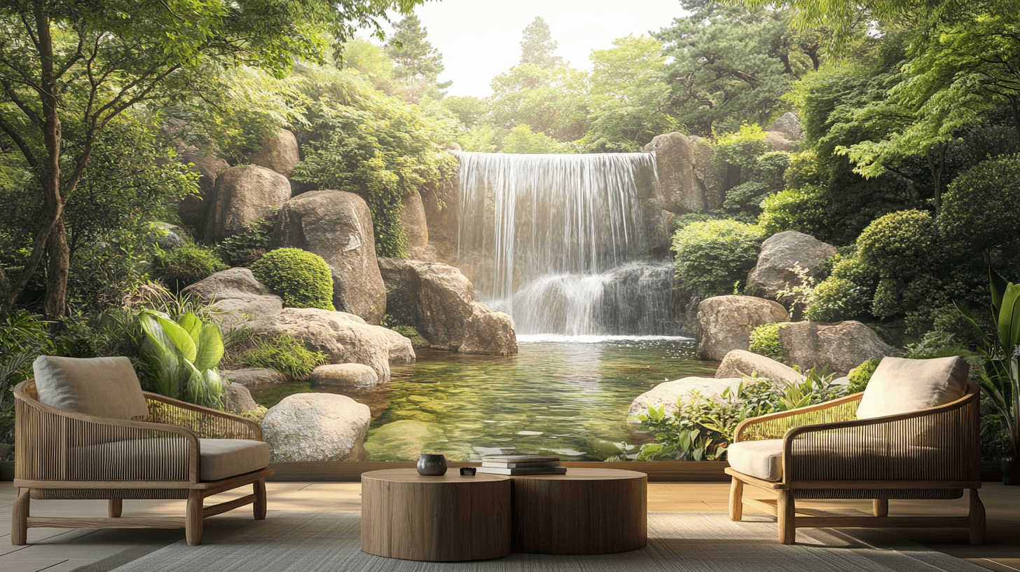 Papier Peint Trompe L Oeil Zen