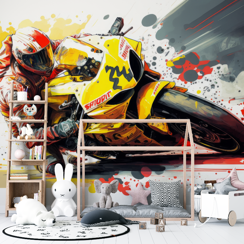 Papier peint murale moto gp 12
