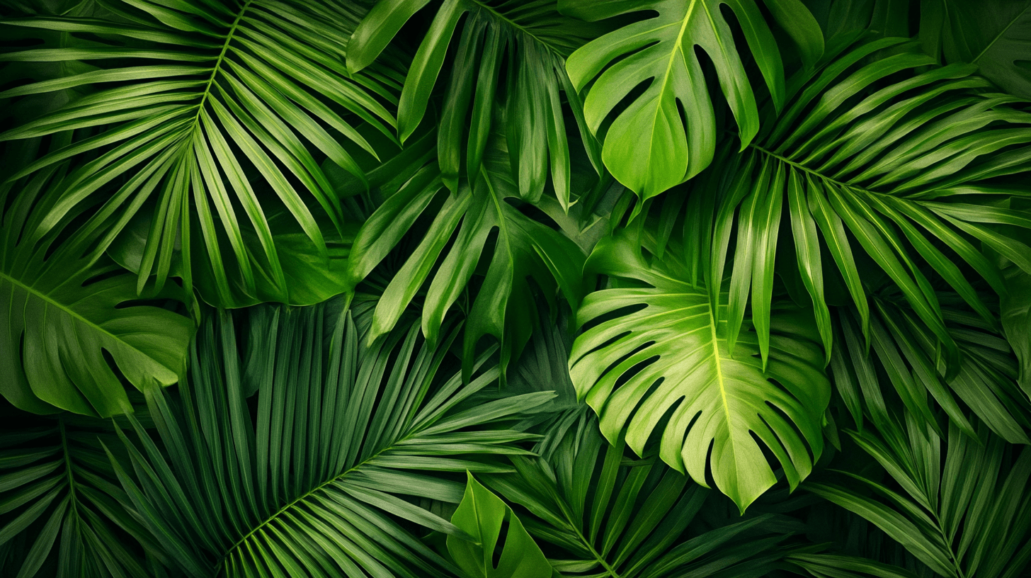 Papier Peint Fleur De Palmier